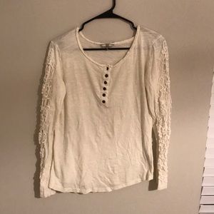 Cream long sleeve